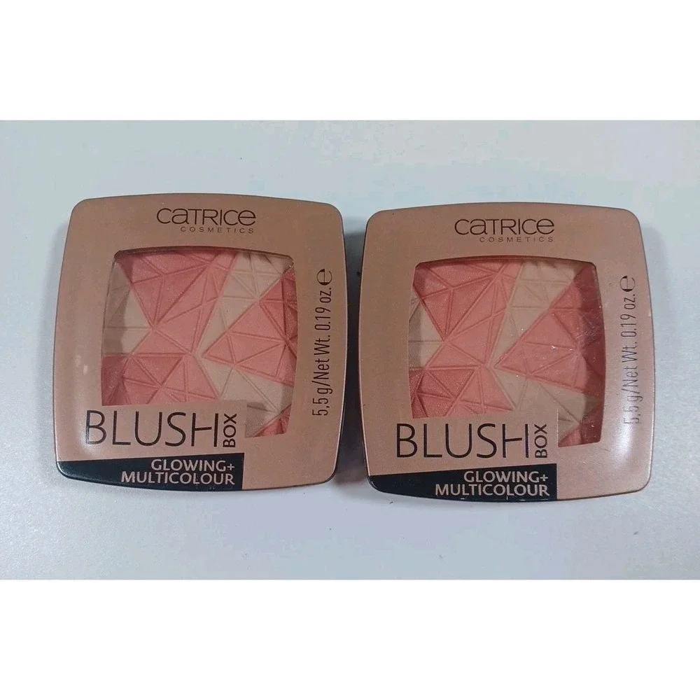 Catrice Blush Box Dolce Vita 010 Glowing Multicolor Powder Blush 5.5g Set‎ of 2